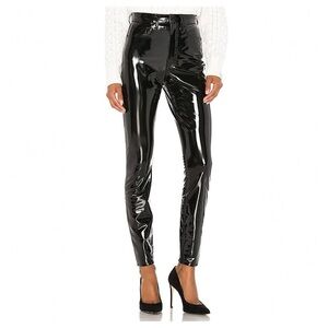 Rag & Bone High Rise Vinyl Patent Leather Skinny Pants